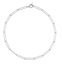 Load image into Gallery viewer, Ella Link Paperclip Chain Necklace in Gold or Silver