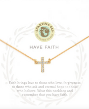 Load image into Gallery viewer, Spartina Gold Have Faith Necklace