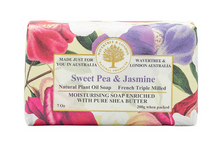 Load image into Gallery viewer, Sweet Pea & Jasmine Organic Shea Butter Bar Soap