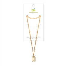 Load image into Gallery viewer, Gold Layering Initial Necklaces