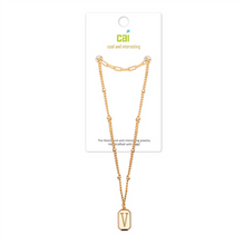 Load image into Gallery viewer, Gold Layering Initial Necklaces