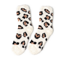 Load image into Gallery viewer, Cozy Cat Nap Lounge Socks in Black