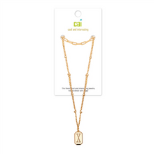 Load image into Gallery viewer, Gold Layering Initial Necklaces