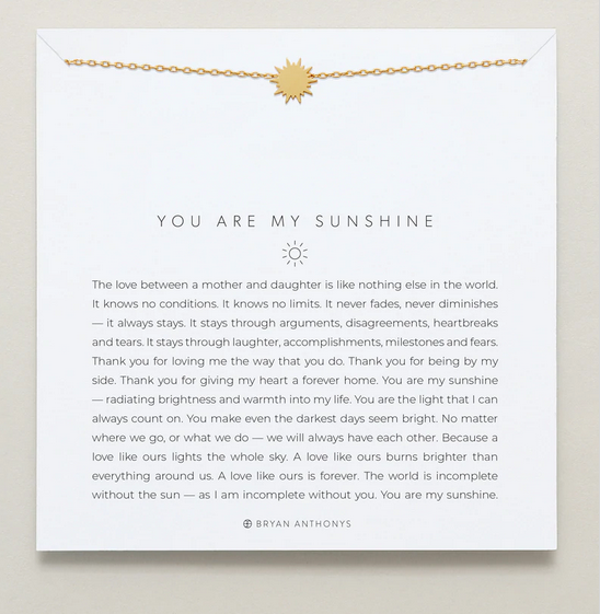 You are my sunshine necklace alex and on sale ani