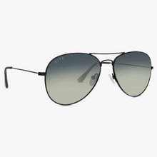 Load image into Gallery viewer, DIFF Eyewear Sunglasses Black Aviator Frame Grey Gradient Lens Cruz - unisex