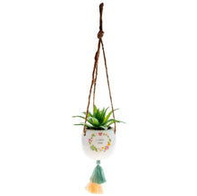 Load image into Gallery viewer, I Love You Faux Hanging Succulent Plant