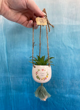 Load image into Gallery viewer, I Love You Faux Hanging Succulent Plant