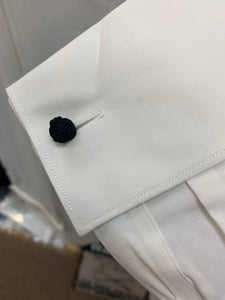 Men’s White Shirt, Stay Tucked Design - Size 16.5  / sleeve 32/33