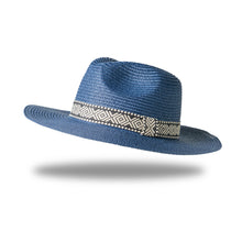 Load image into Gallery viewer, Navy Catalina Panama Hat
