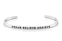 Load image into Gallery viewer, Dream, Believe, Achieve MantraBand Bracelet
