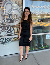 Load image into Gallery viewer, Diane von Furstenberg Black Sheath Dress SALE $99.00!