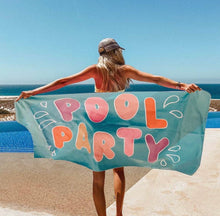 Load image into Gallery viewer, Pool Party Quick Dry Towel 61" X 31"