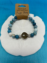 Load image into Gallery viewer, Natural Stone Bracelet with Beach Sand from Cape May, NJ
