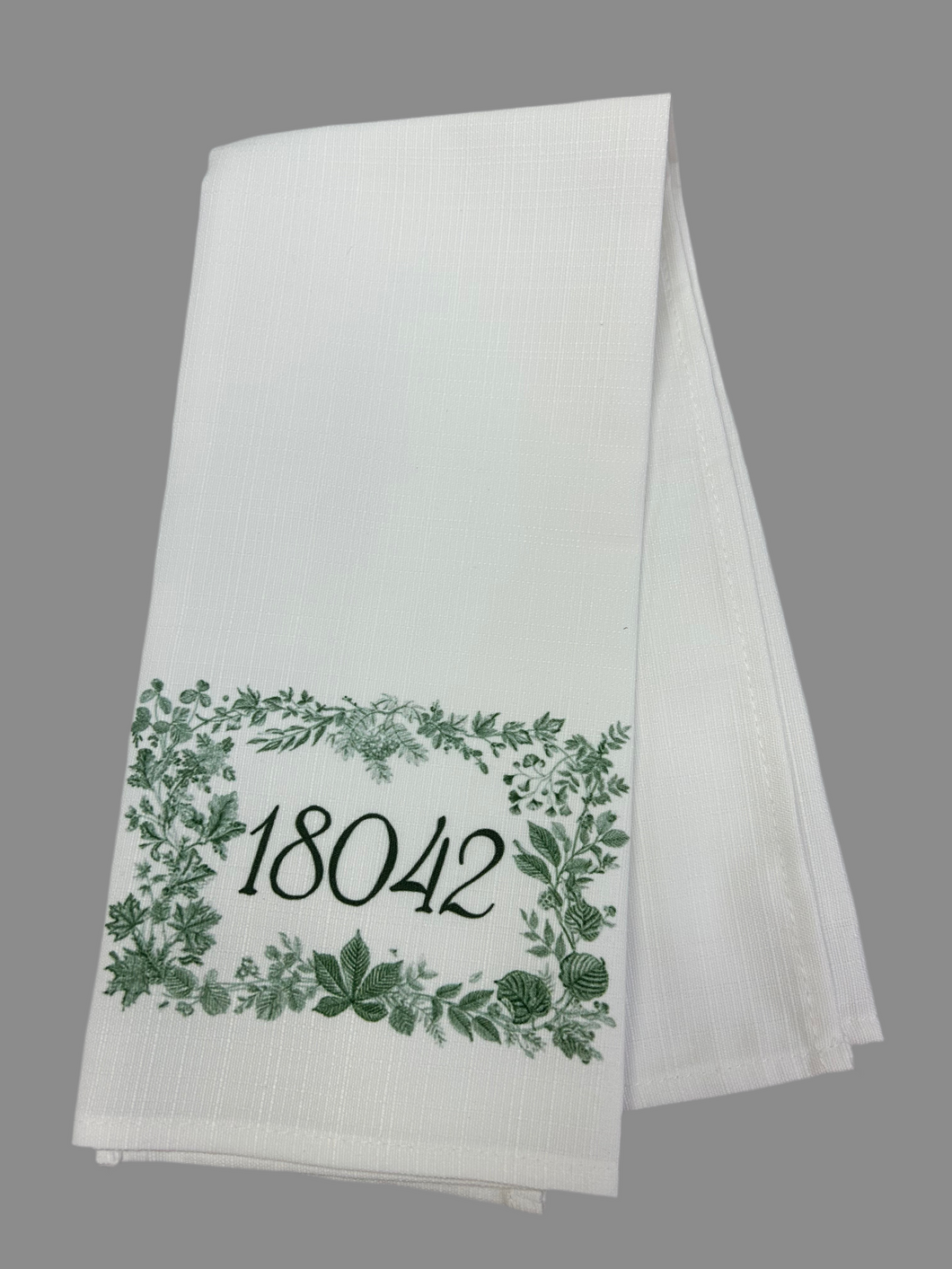 Leafy Zip Code 18042 Tea Towel