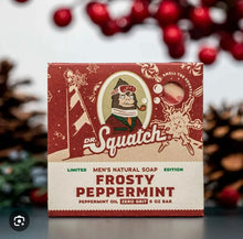 Load image into Gallery viewer, Dr. Squatch Frosty Peppermint Natural Soap- Limited Edition
