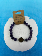 Load image into Gallery viewer, OCMD-Natural Stone Bracelet with Beach Sand from Ocean City, Maryland
