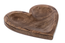 Load image into Gallery viewer, Heart Tray - Large or Small Wood
