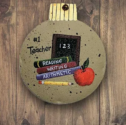 #1 Teacher Ornament