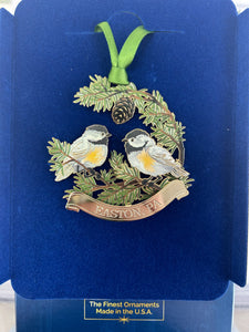 Easton, PA Chickadees Ornament