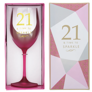 21 - Gift Boxed 19oz Crystal Wine Glass
