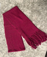 Load image into Gallery viewer, Hot Pink Scarf with Gold Metallic
