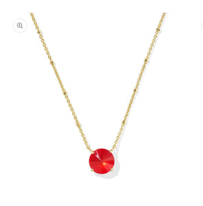 Kendra Scott Red Jolie Necklace