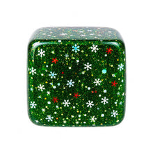Load image into Gallery viewer, Holiday Sparkle Squishy Cube Toy- Goolala
