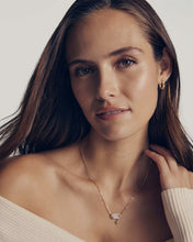 Load image into Gallery viewer, Kendra Scott Elisa Star Short Gold Necklace-Crystal Ivory
