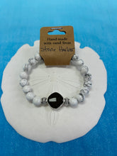 Load image into Gallery viewer, Natural Stone Bracelet with Beach Sand from Stone Harbor, NJ
