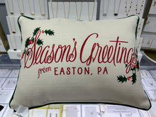 Load image into Gallery viewer, Season's Greetings from Easton Pillow
