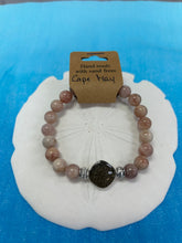 Load image into Gallery viewer, Natural Stone Bracelet with Beach Sand from Cape May, NJ
