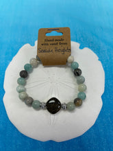 Load image into Gallery viewer, Natural Stone Bracelet with Beach Sand from Seaside Heights, NJ
