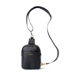 Black Solstice Crossbody/Sling Bag by Kedzie