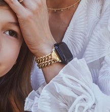 Load image into Gallery viewer, Kendra Scott Whitley Double Chain Watch Band Gold Tone S/M

