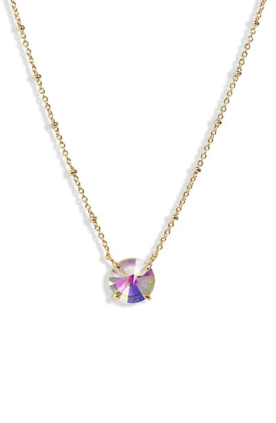 Kendra Scott Dichroic Glass Jolie Necklace in Gold