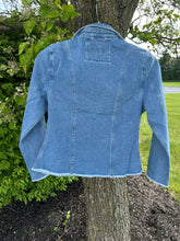 Load image into Gallery viewer, So Cute! Slim Denim Jacket with Tie Front
