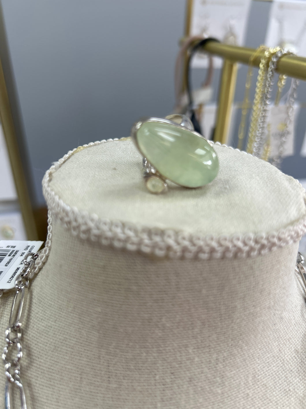 Sterling Silver Ring with Natural stone