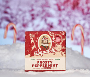 Dr. Squatch Frosty Peppermint Natural Soap- Limited Edition