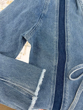Load image into Gallery viewer, So Cute! Slim Denim Jacket with Tie Front
