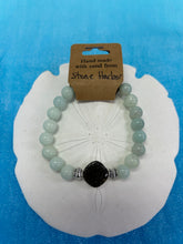 Load image into Gallery viewer, Natural Stone Bracelet with Beach Sand from Stone Harbor, NJ
