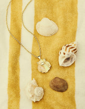 Load image into Gallery viewer, Kendra Scott Lucia Shell Pendant Necklace Gold - Iredescent Abalone
