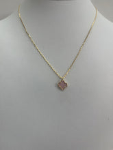 Load image into Gallery viewer, Pink Clover Necklace at SomethingDifferentShopping.com
