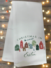 Load image into Gallery viewer, Christmas In Easton Tea Towel
