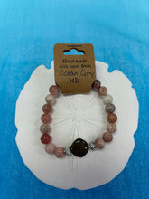 Load image into Gallery viewer, OCMD-Natural Stone Bracelet with Beach Sand from Ocean City, Maryland
