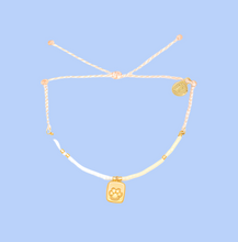 Load image into Gallery viewer, Pura Vida Paw Print Seed Bead Charm Bracelet
