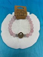 Load image into Gallery viewer, Natural Stone Bracelet with Beach Sand from Long Beach Island, NJ - LBI
