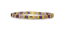 Load image into Gallery viewer, Amethyst Tila Bracelet
