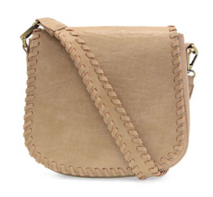 Annie Whipstitch Saddle Convertible Crossbody Buff