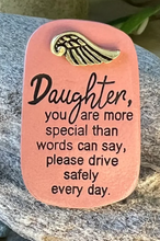 Load image into Gallery viewer, Auto Visor Clip - Daughter Please Drive Safely
