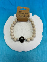 Load image into Gallery viewer, Natural Stone Bracelet with Beach Sand from Bethany Beach, DE
